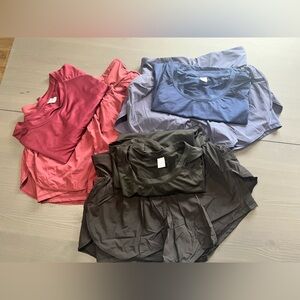 Short Sleeve Workout Sets with Shorts